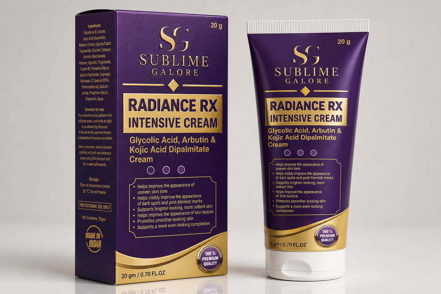 RADIANCE RX INTENSIVE CREAM NEW