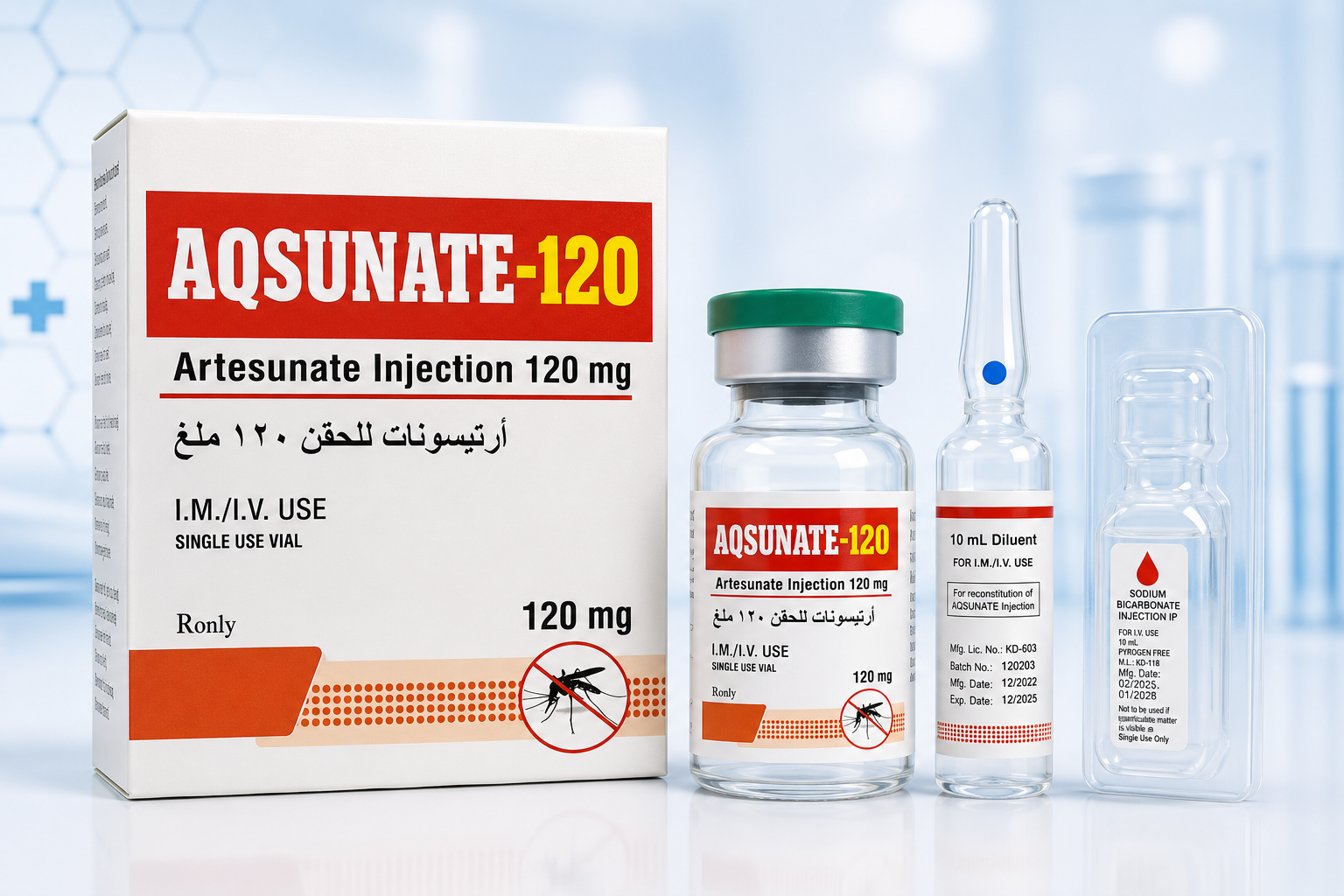 Artesunate 120 mg Injection